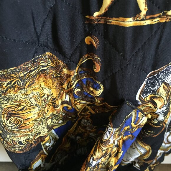 Studio J Pocket Watch + Lion Rococo Quilted Bomber Jacket - Picture 4 of 14